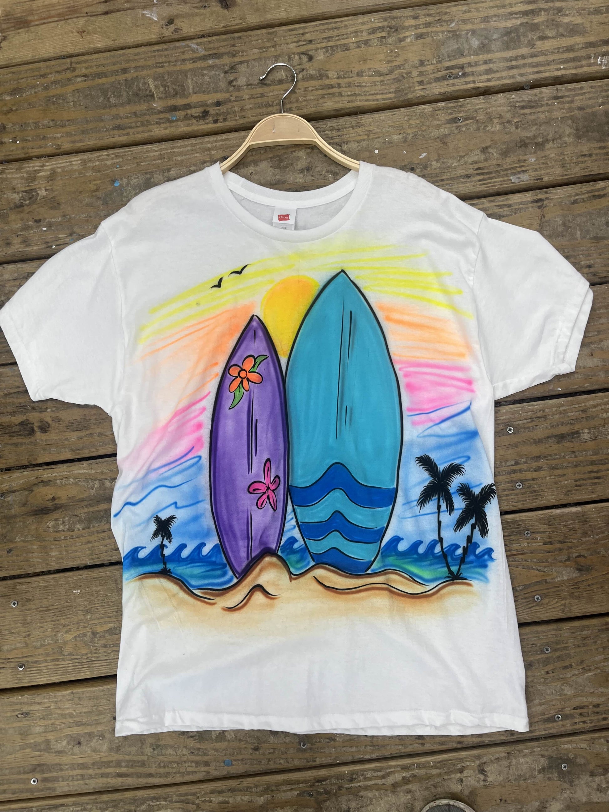 Surf and Sunset Custom T-Shirt